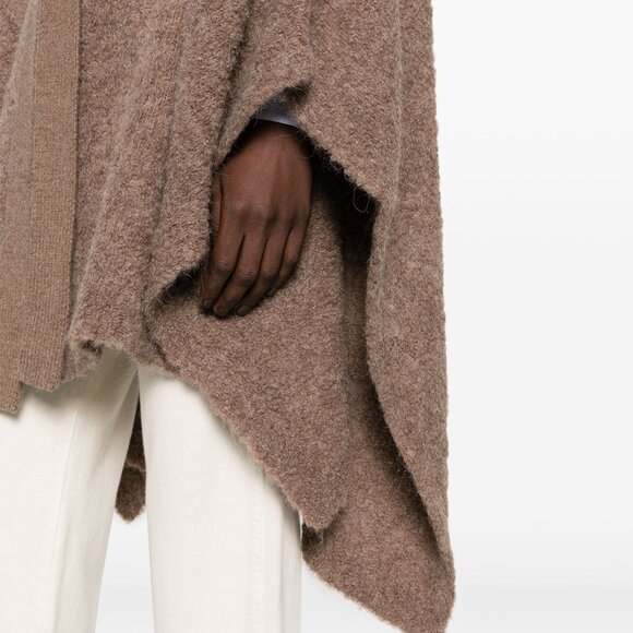 POLO Ralph Lauren Fair Isle Alpaca Wool Cape Poncho Cardigan M/L Belted NEW $998 - Picture 9 of 16